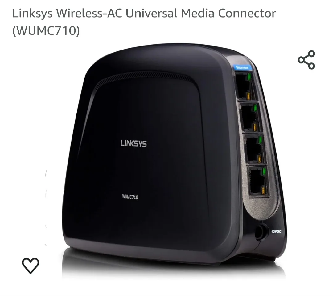 Linksys WUMC710 Wireless-AC Universal Media Connector image indicator(4)