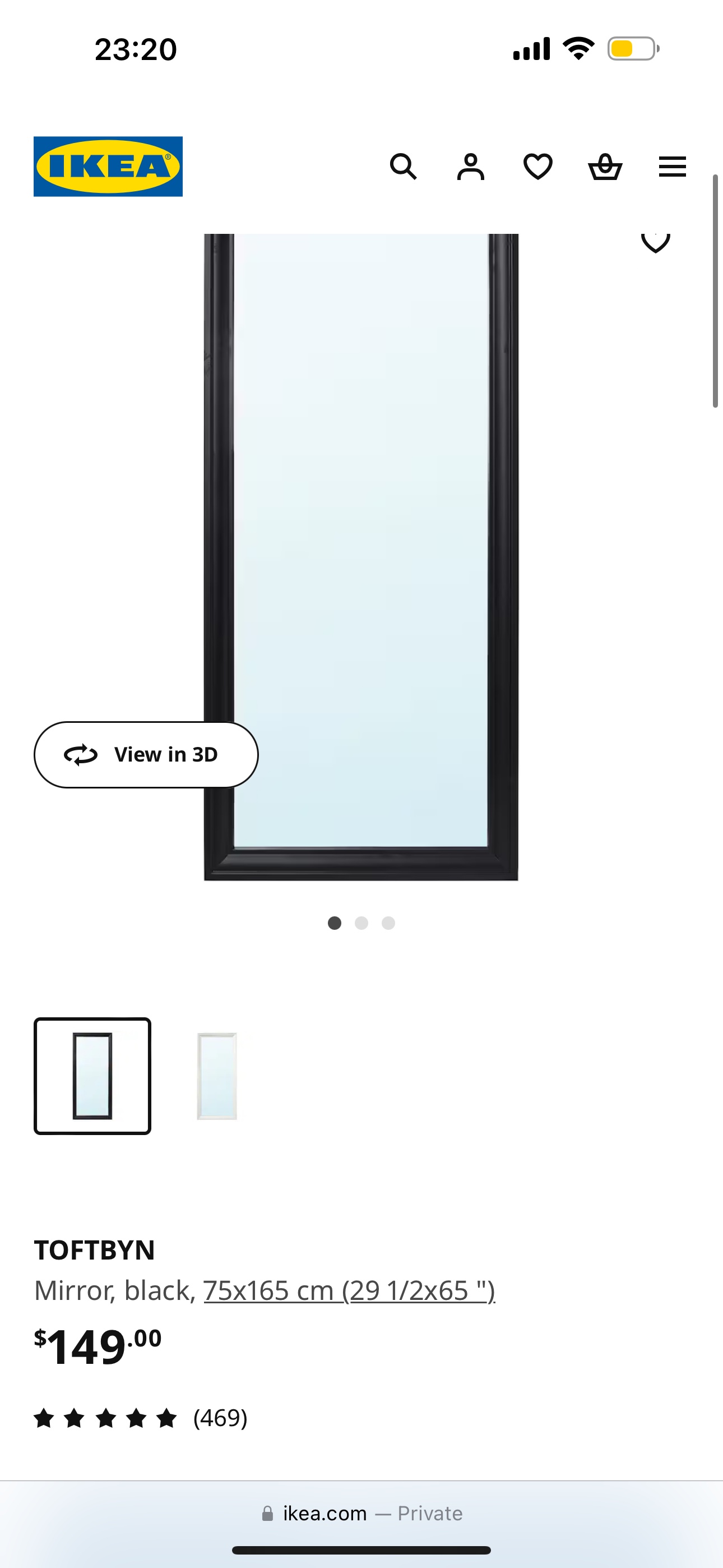 TOFTBYN ikea Mirror - photo 3