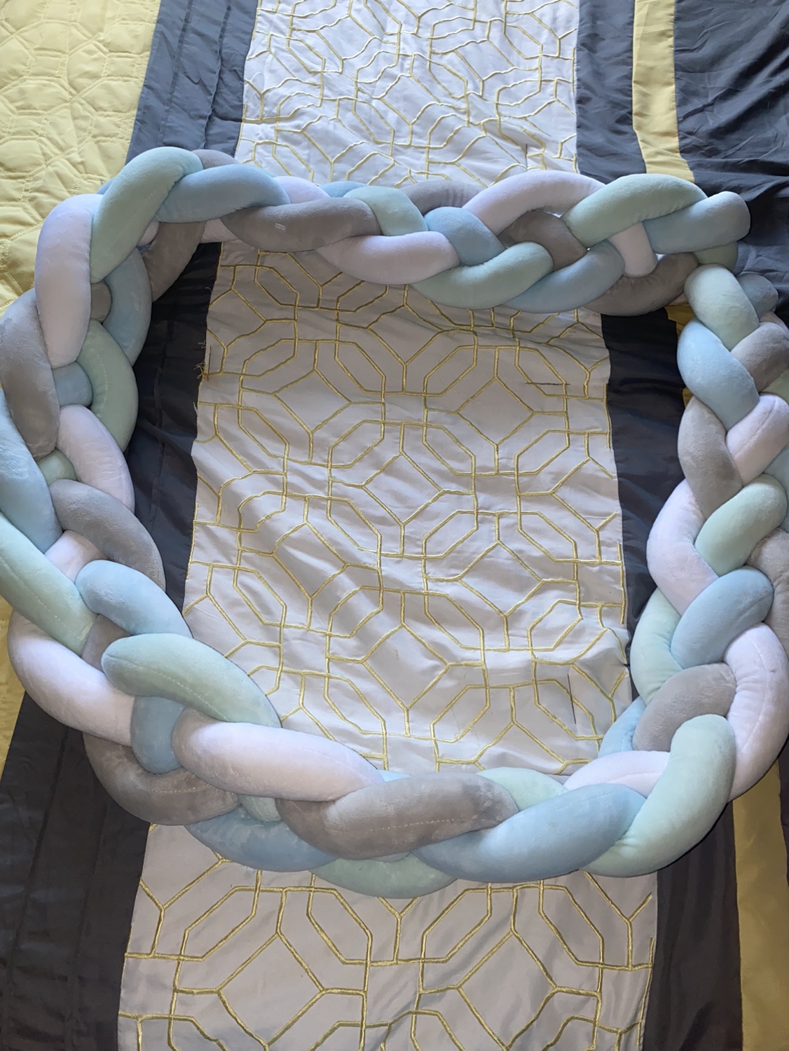 Braided Baby Bumper - photo 2