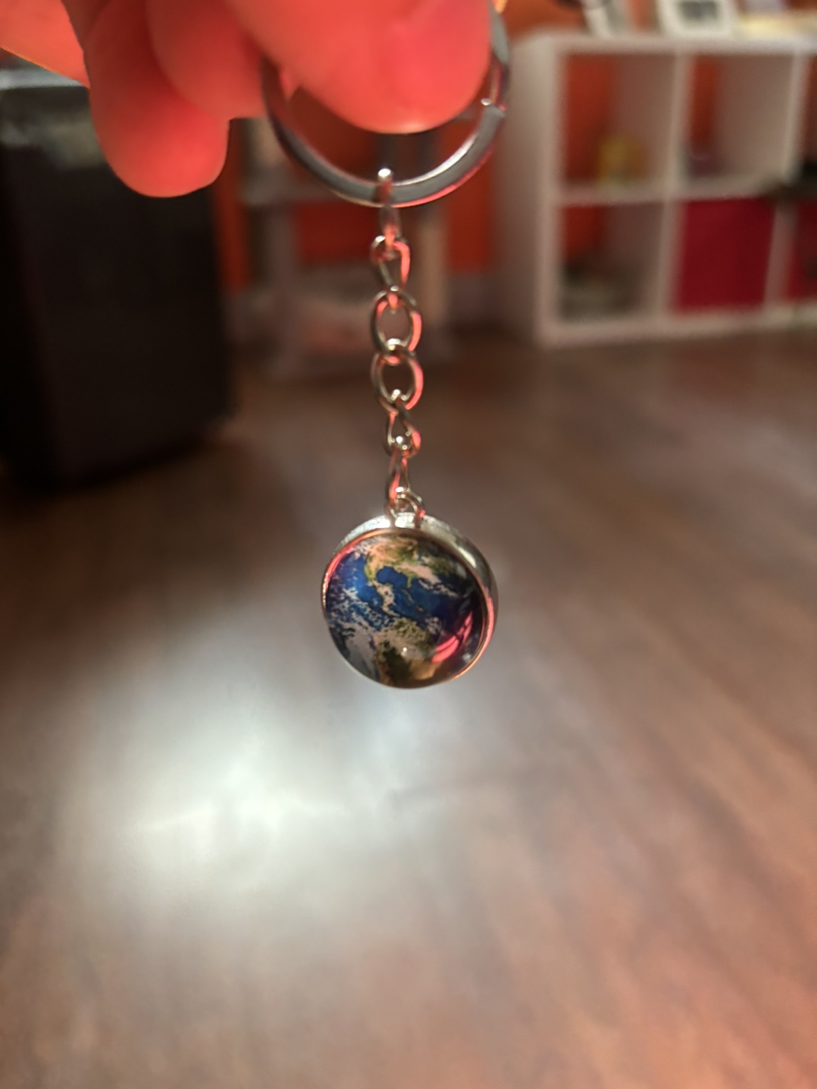Earth Globe Keychain