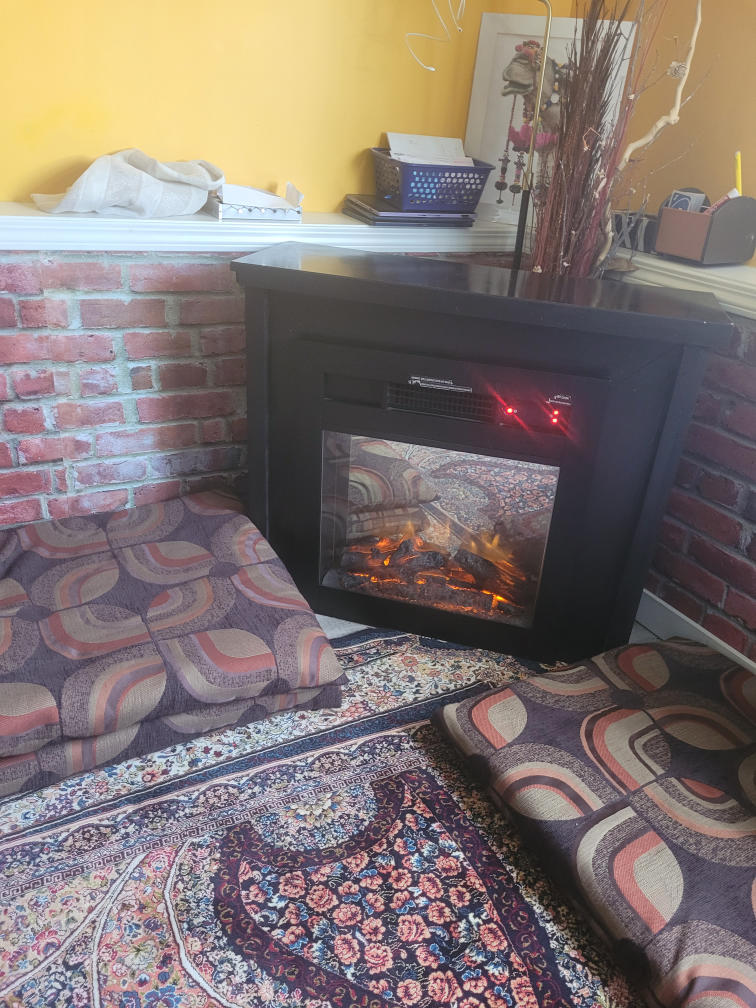 Corner Electric Fireplace - photo 2