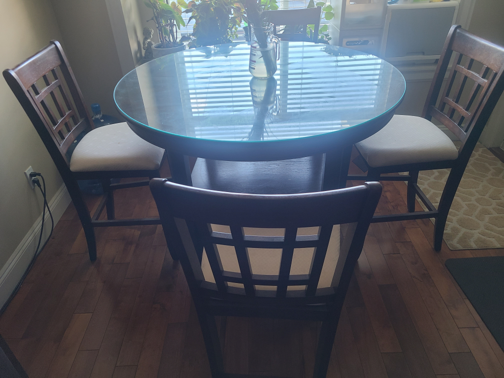 Dining table  and 4 chaires - photo 2