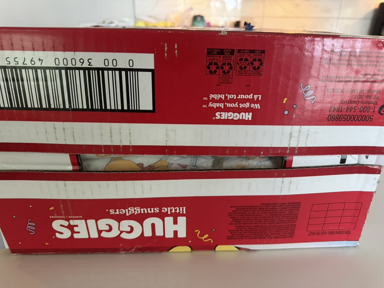 Huggies Little Snugglers Diapers Size 2. #freecycle - photo 3