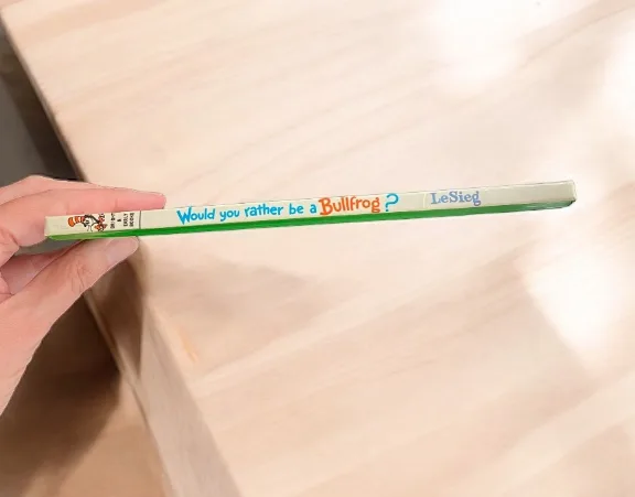 Dr. Seuss Would you rather be a Bullfrog? Hardcover Book 1975 image indicator(7)