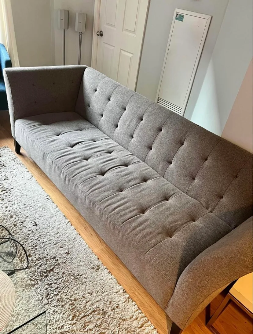 Structube grey couch thumbnail