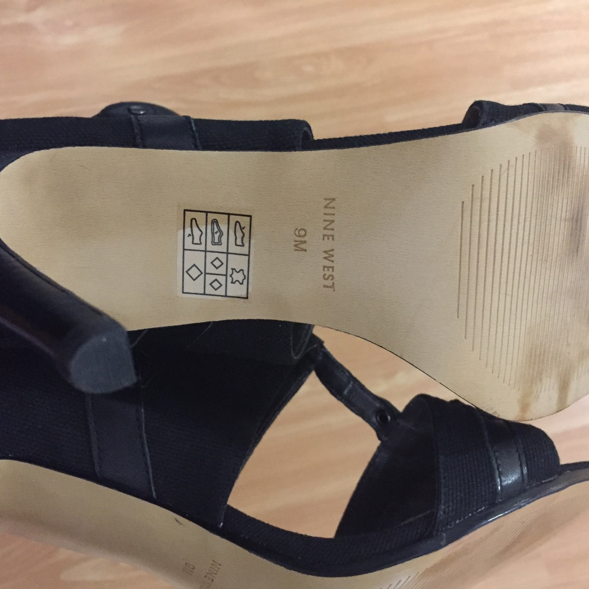 Nine West Black Heels (brand new)