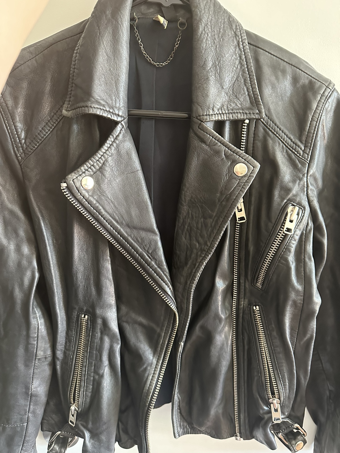 Topshop Black Leather Jacket - photo 2