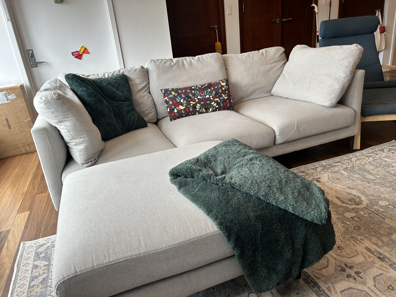 Castlery Sofa and Ottoman - photo 2
