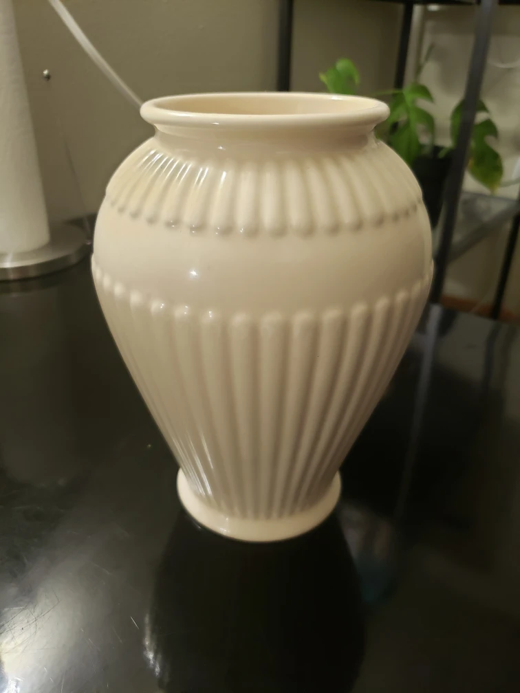 Cream Colored Vase