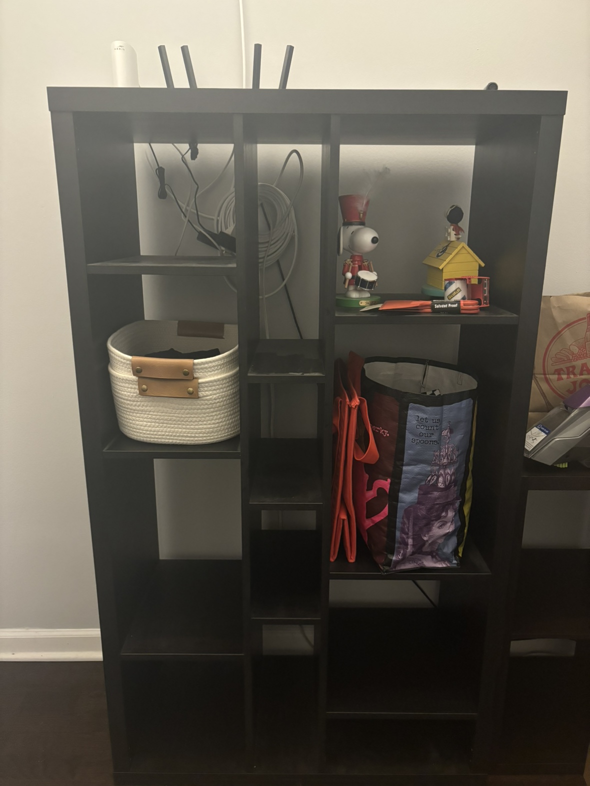 IKEA Black Cube Shelf