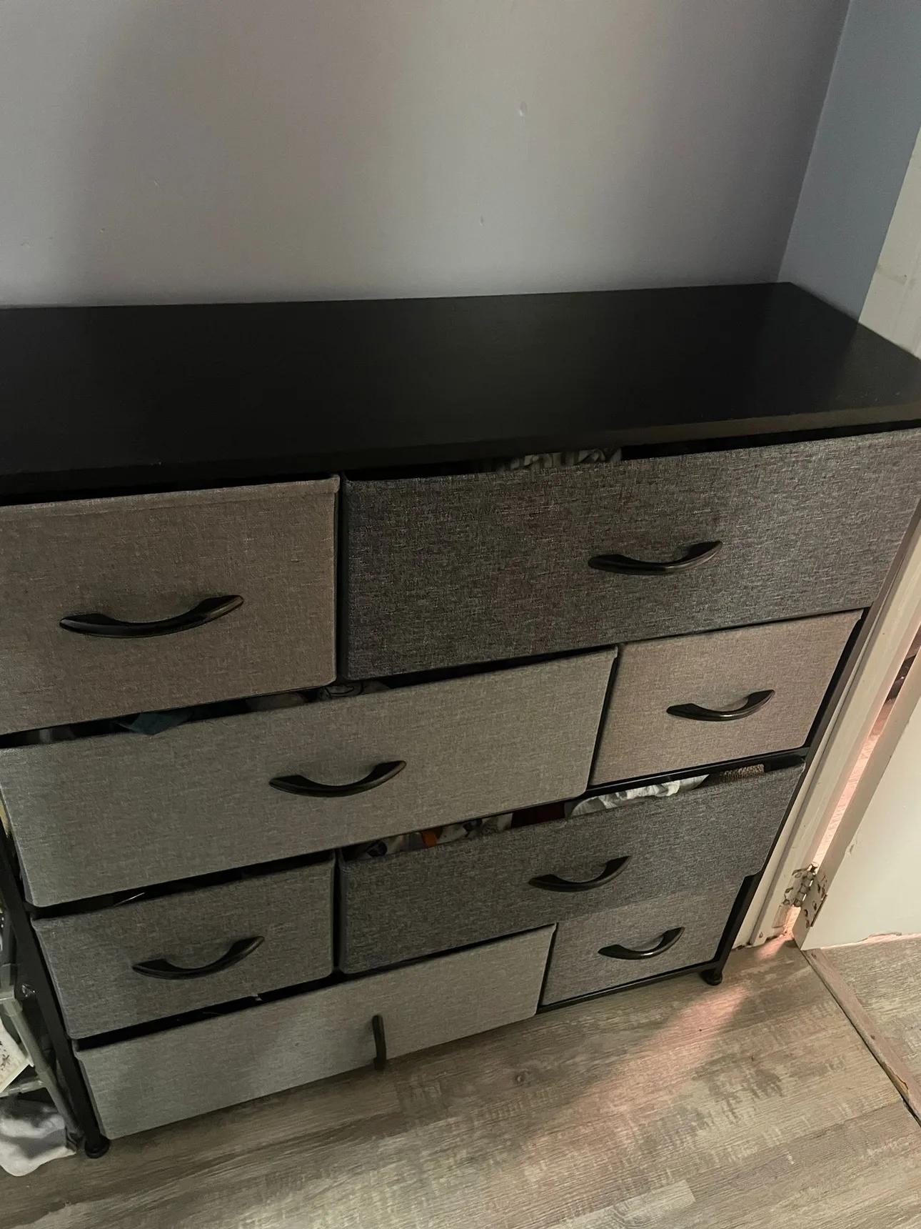 9 Drawer Fabric Dresser