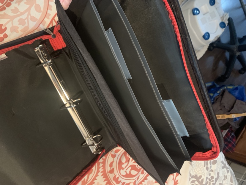 3 Ring Binder with Zippered Pouch - photo 3