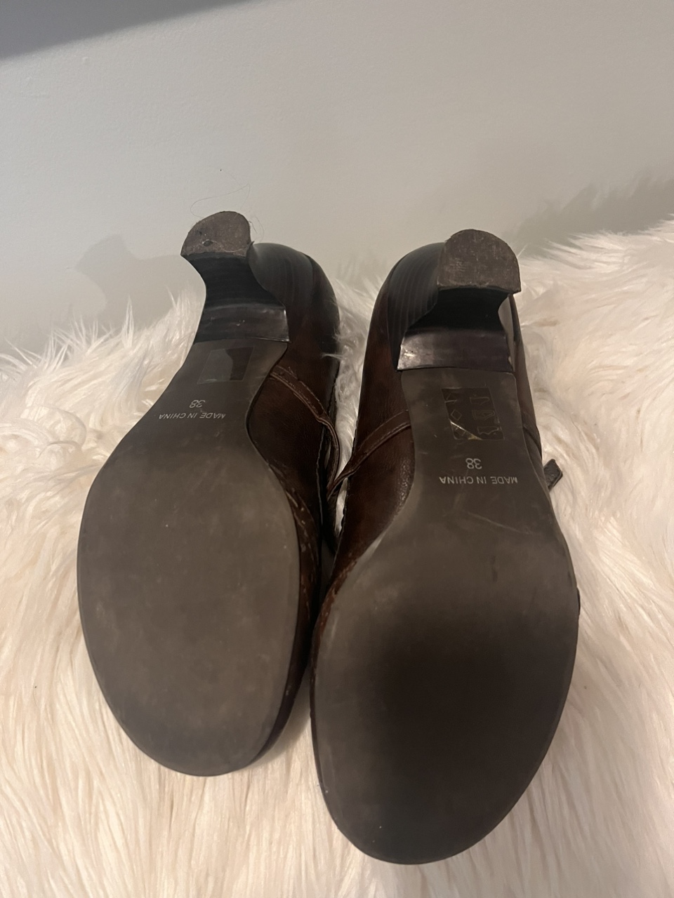 🧡 Brown Buckle Heels - photo 2