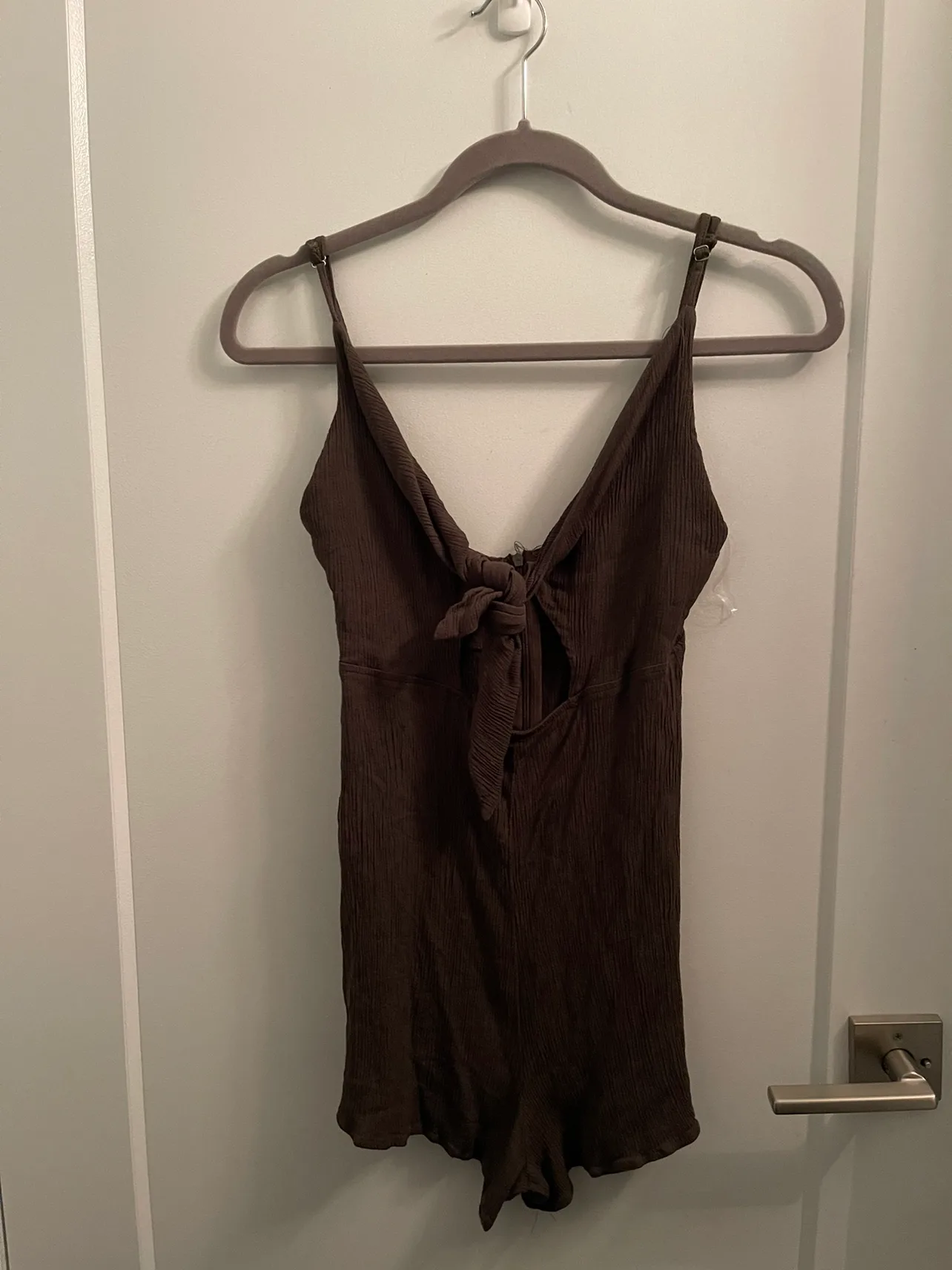 UK2LA Brown Jumpsuit #Freecycle thumbnail
