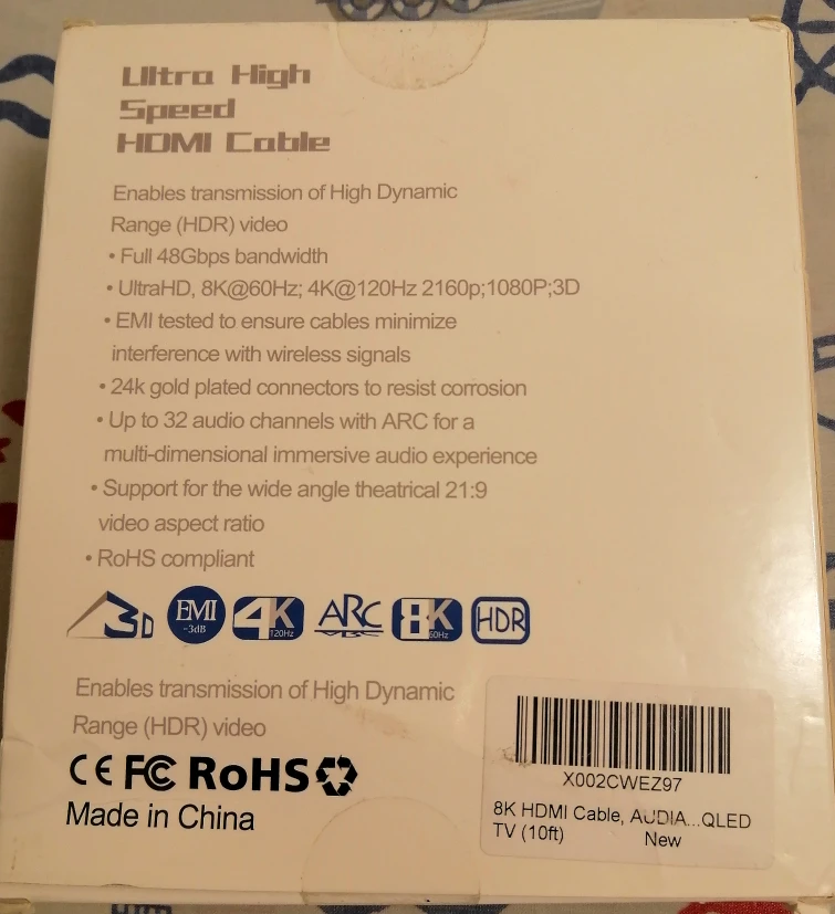 8K HDMI Cable with Ethernet - photo 2