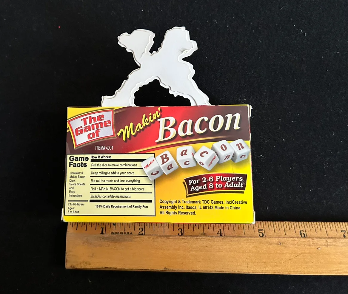 The Game of Makin' Bacon Dice Game, Brand New image indicator(2)
