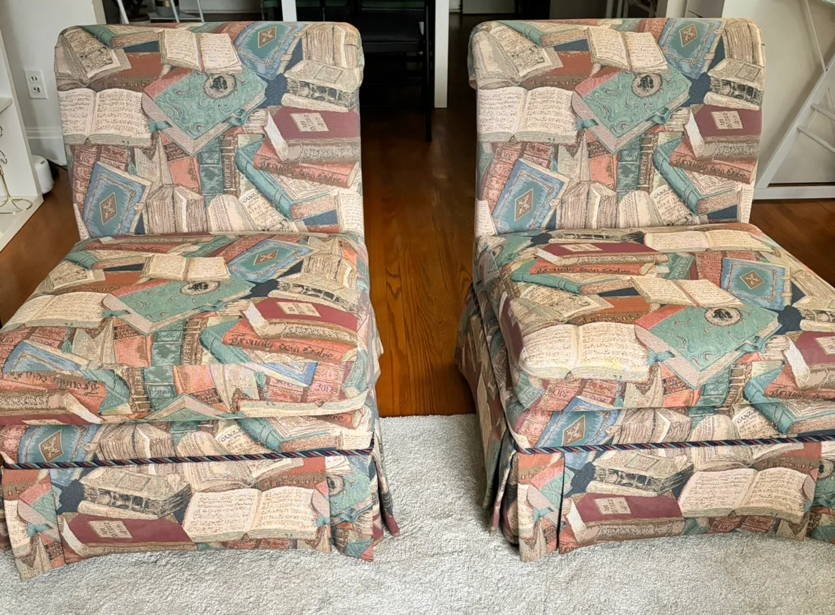 2 Book-Themed Armchairs thumbnail