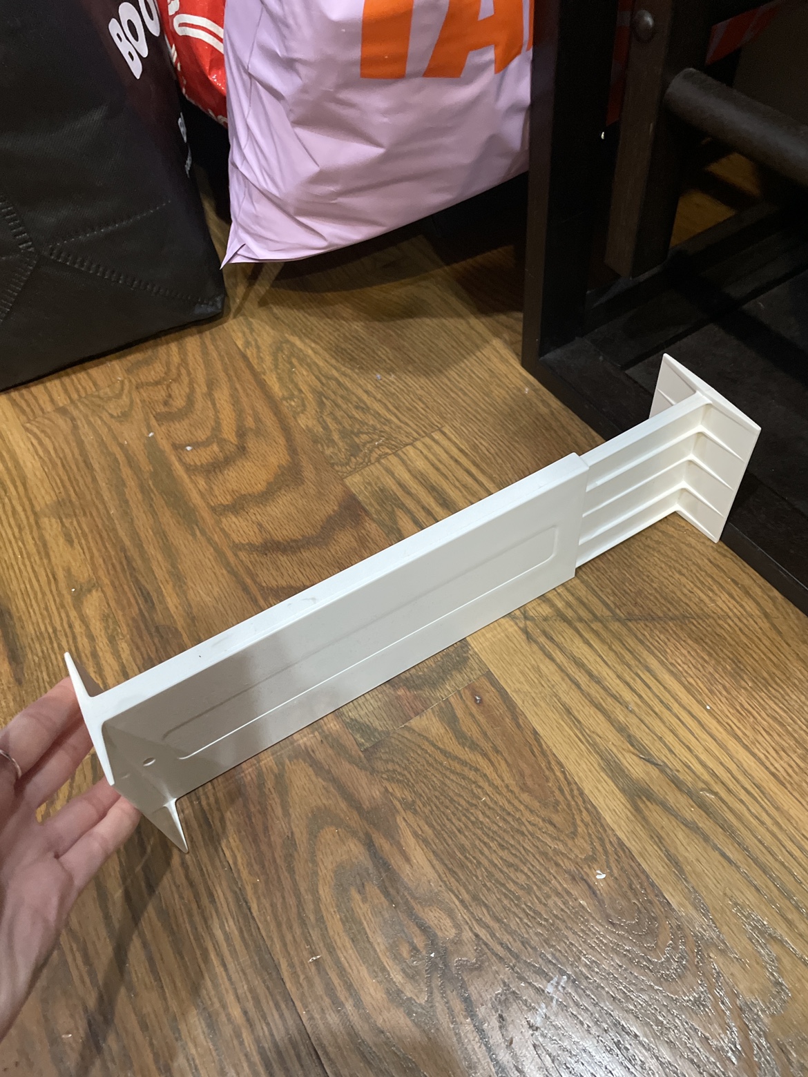 White Drawer Divider - Adjustable - photo 3
