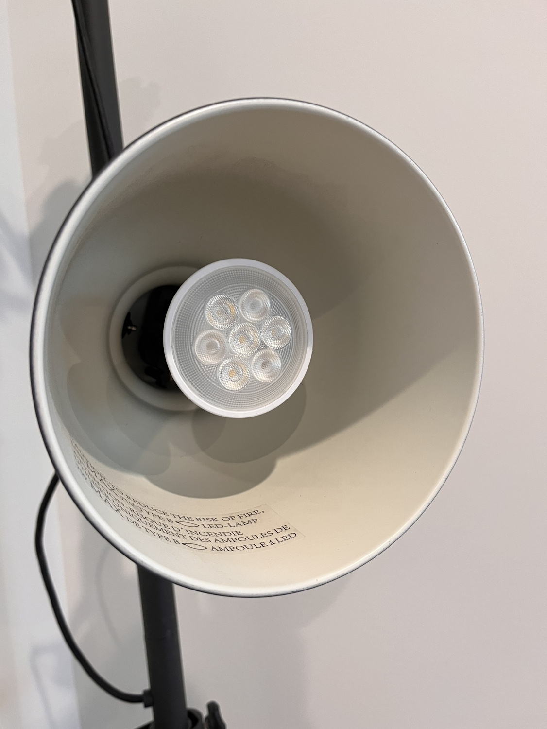 IKEA Hektar Black Three-Light Floor Lamp - photo 3