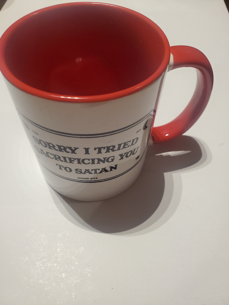 Sorry I Tried Sacrificing You to Satan Mug - photo 3