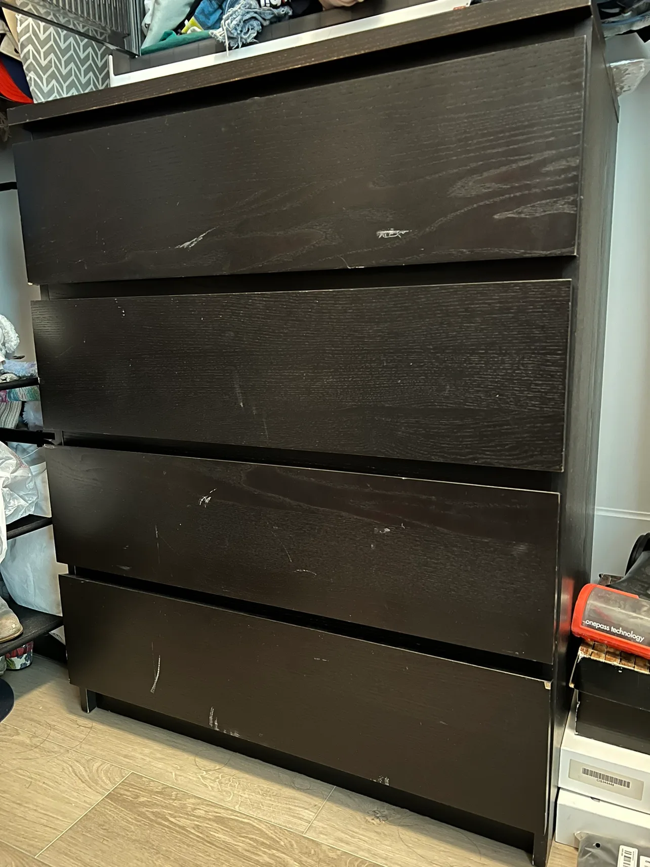 Black 4-Drawer Dresser thumbnail
