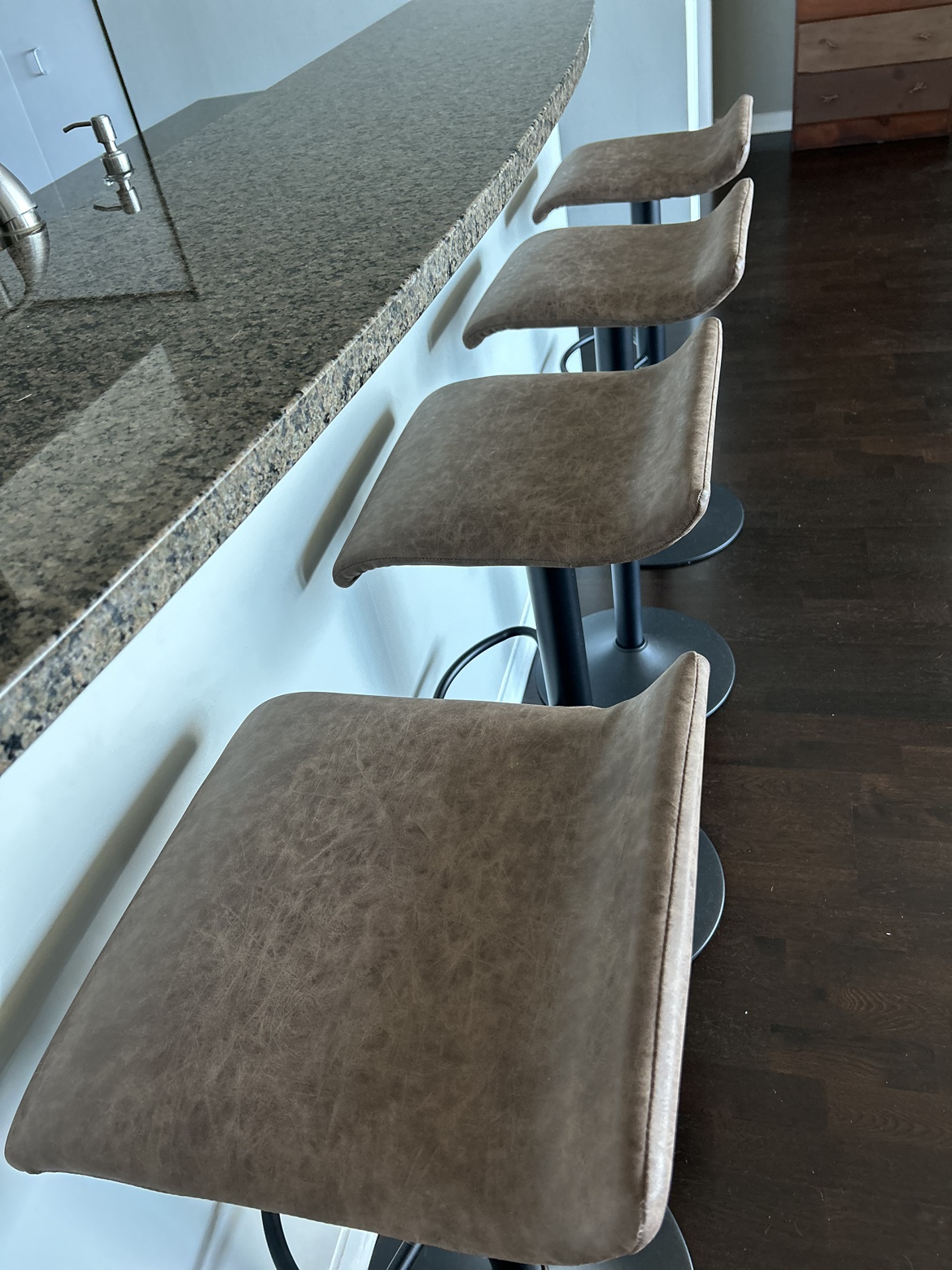 Set of 4 Bar Stools - photo 2