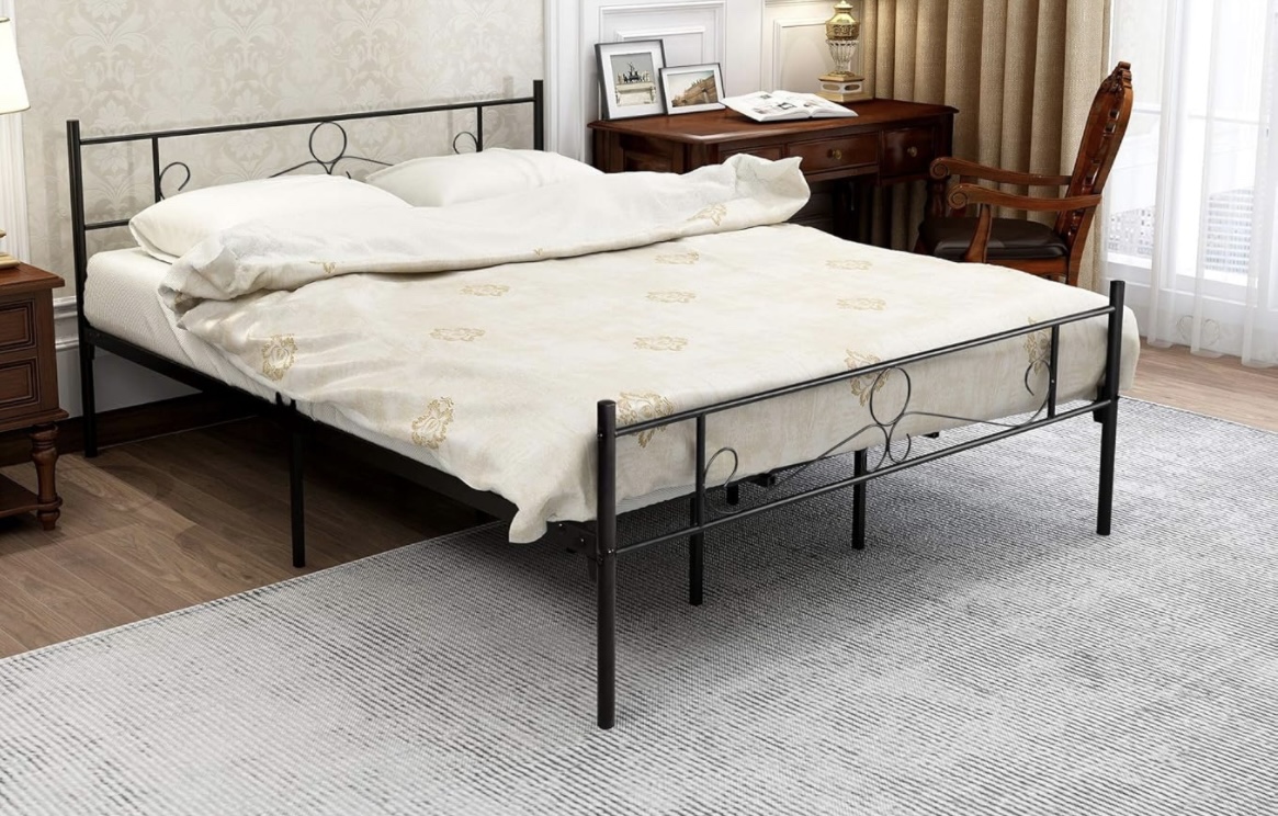 Metal Frame Bed ( Queen )