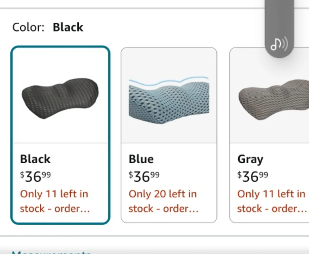 *NEW* Lumbar Support Pillow image indicator(2)