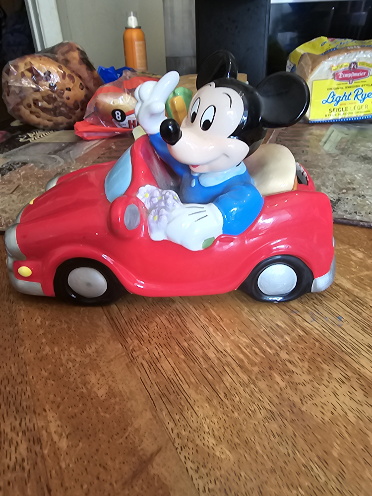 Mickey Mouse collector piggybank
