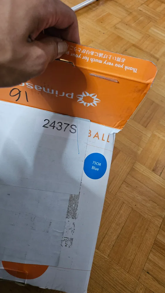 New yoga 75cm ball thumbnail
