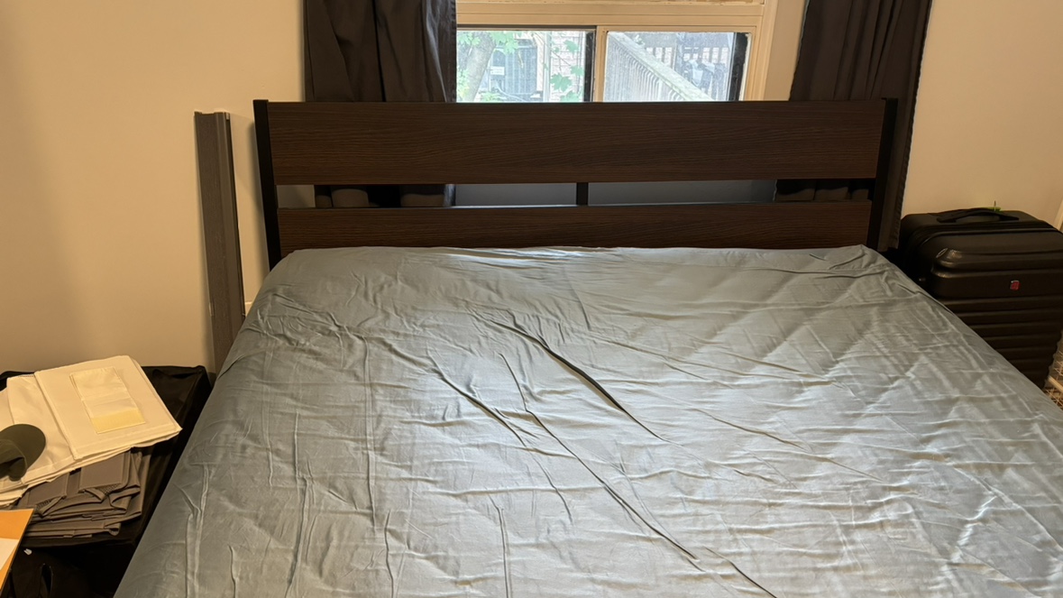 Queen Size Bed Frame and Mattress