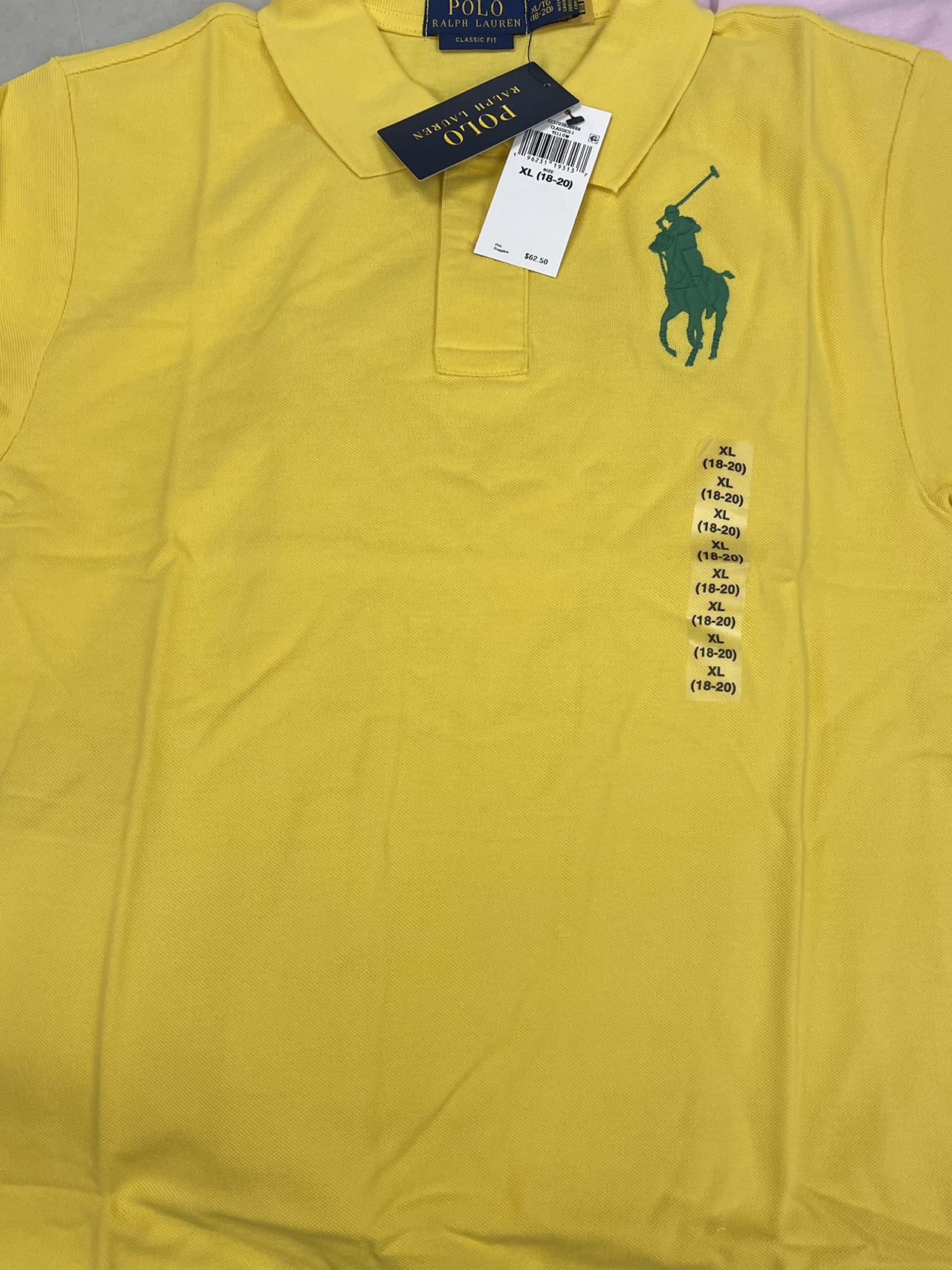 Polo Ralph Lauren Yellow Polo Shirt