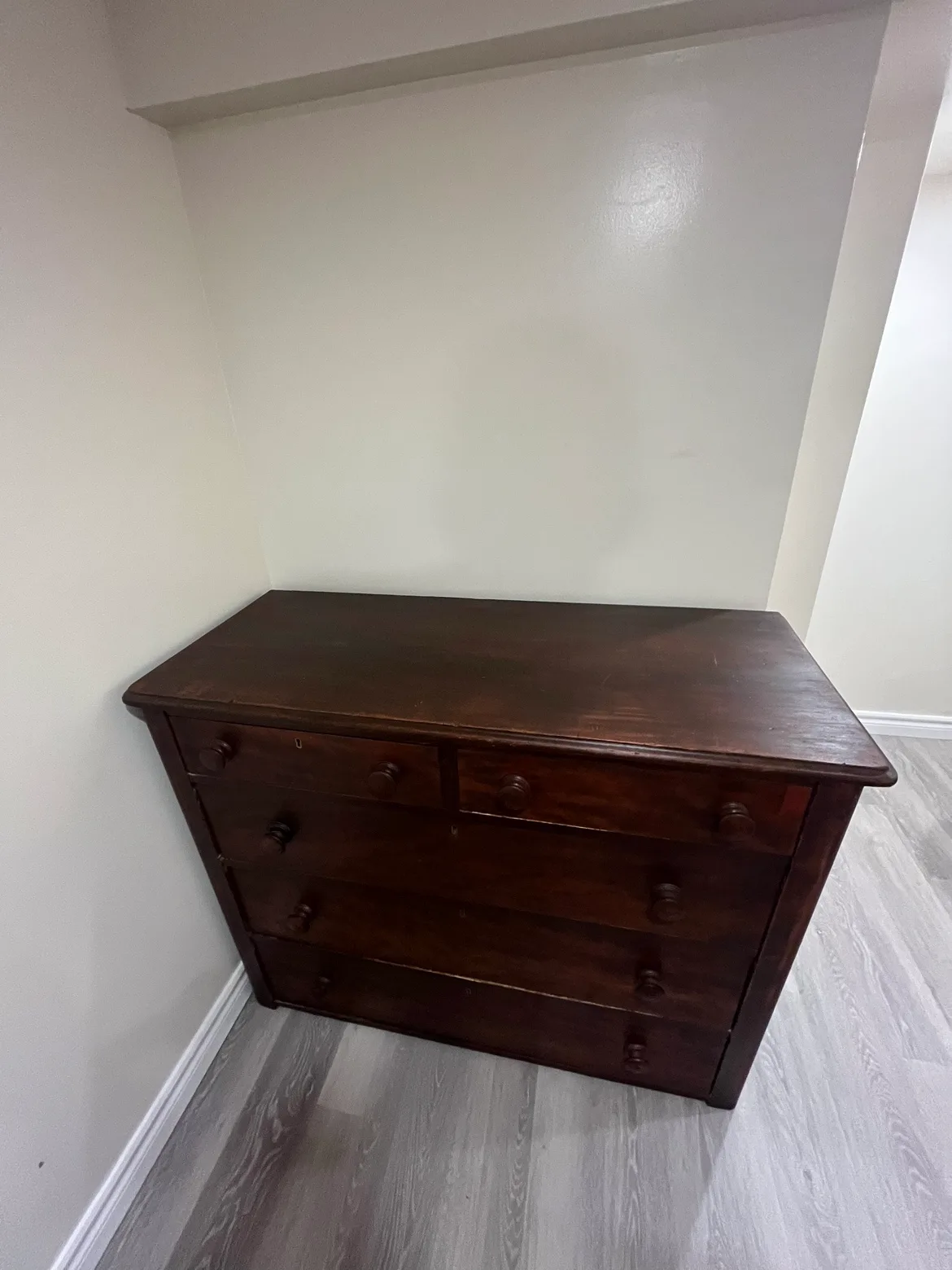 Antique Wooden Chest of Drawers thumbnail