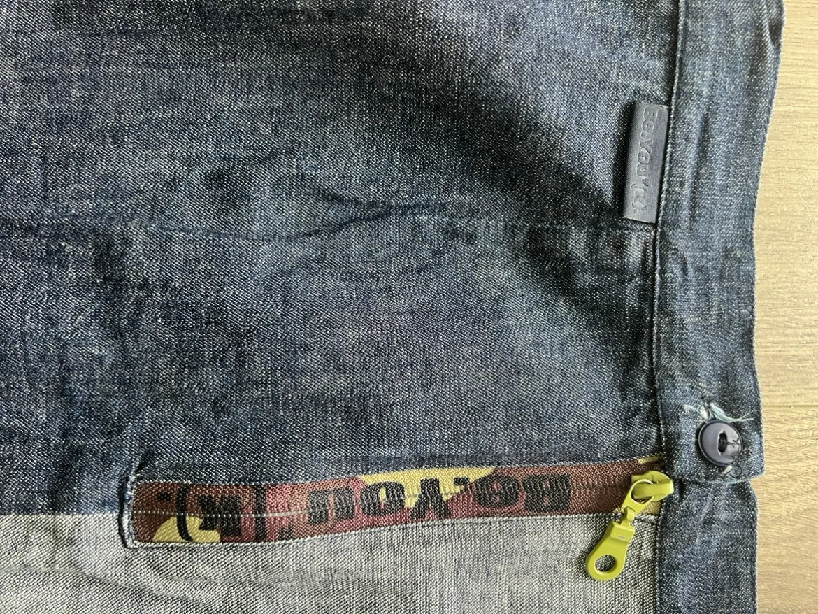 Unique Patchwork Denim Skirt Small / 36 image indicator(5)