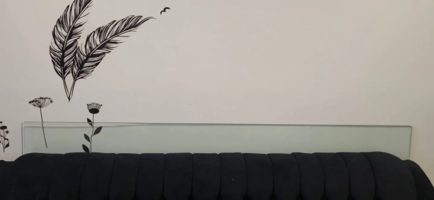 Glass Dining Table  with wooden base image indicator(4)