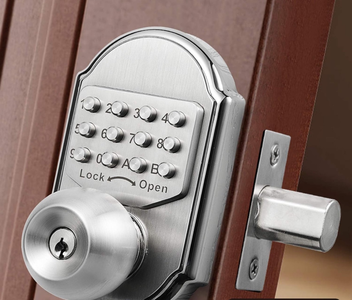 Digital Door Lock with Key - photo 2