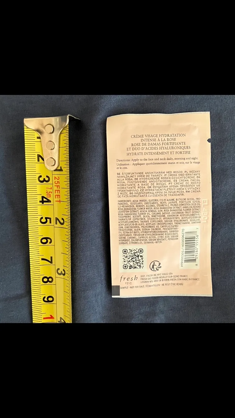 Fresh Rose 🌹 Deep Hydration Face Cream 🧴 Sample #freecycle image indicator(2)