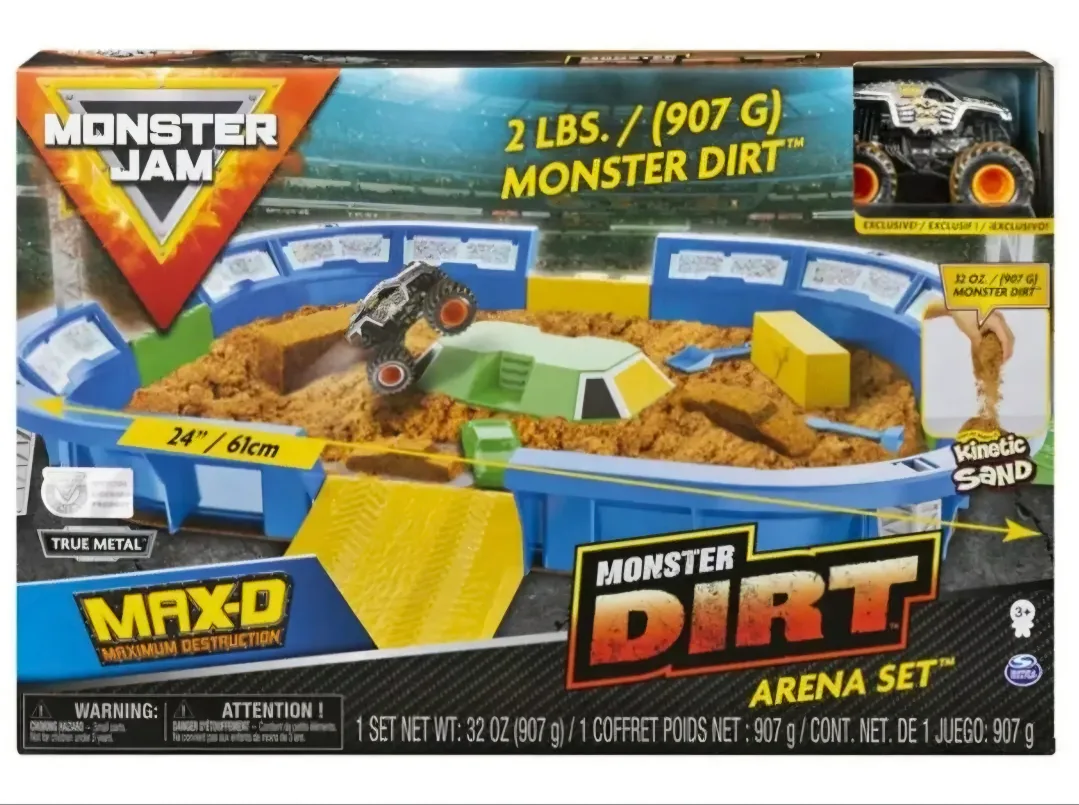 Monster Jam Monster Dirt Arina Kinetic Sand Playset image indicator(4)