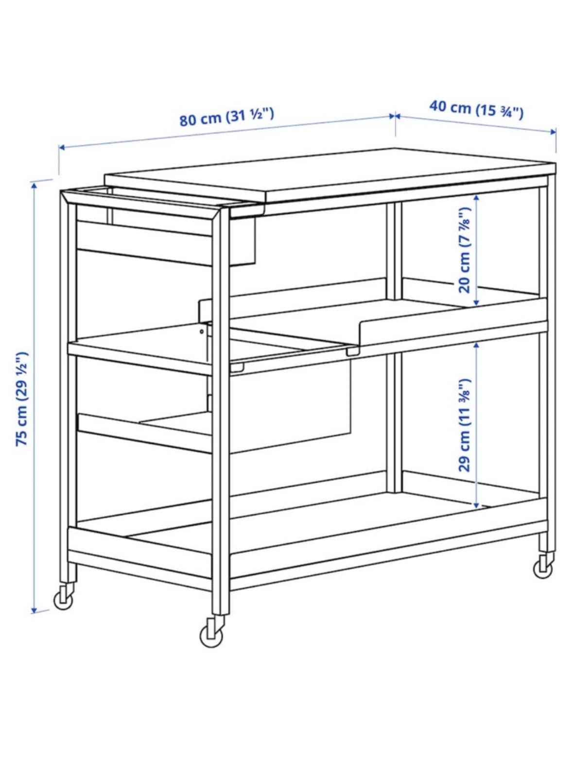 IKEA utility cart TROTTEN - photo 4