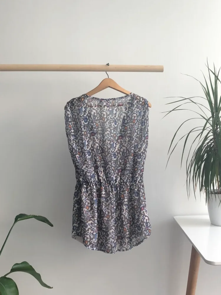 M-L- Floral Print Tank (Love on a Hanger) image indicator(5)