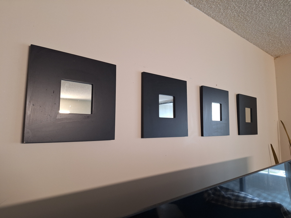 Black Square Mirror - photo 2