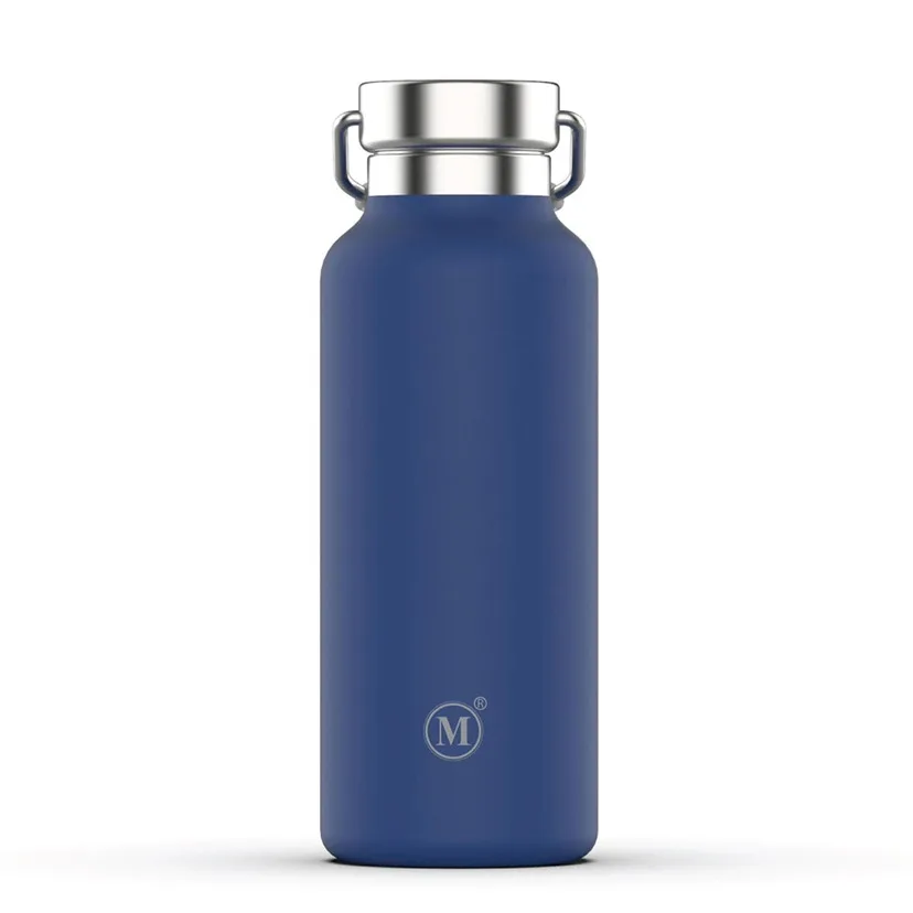 Minimal insulated flask blue thumbnail