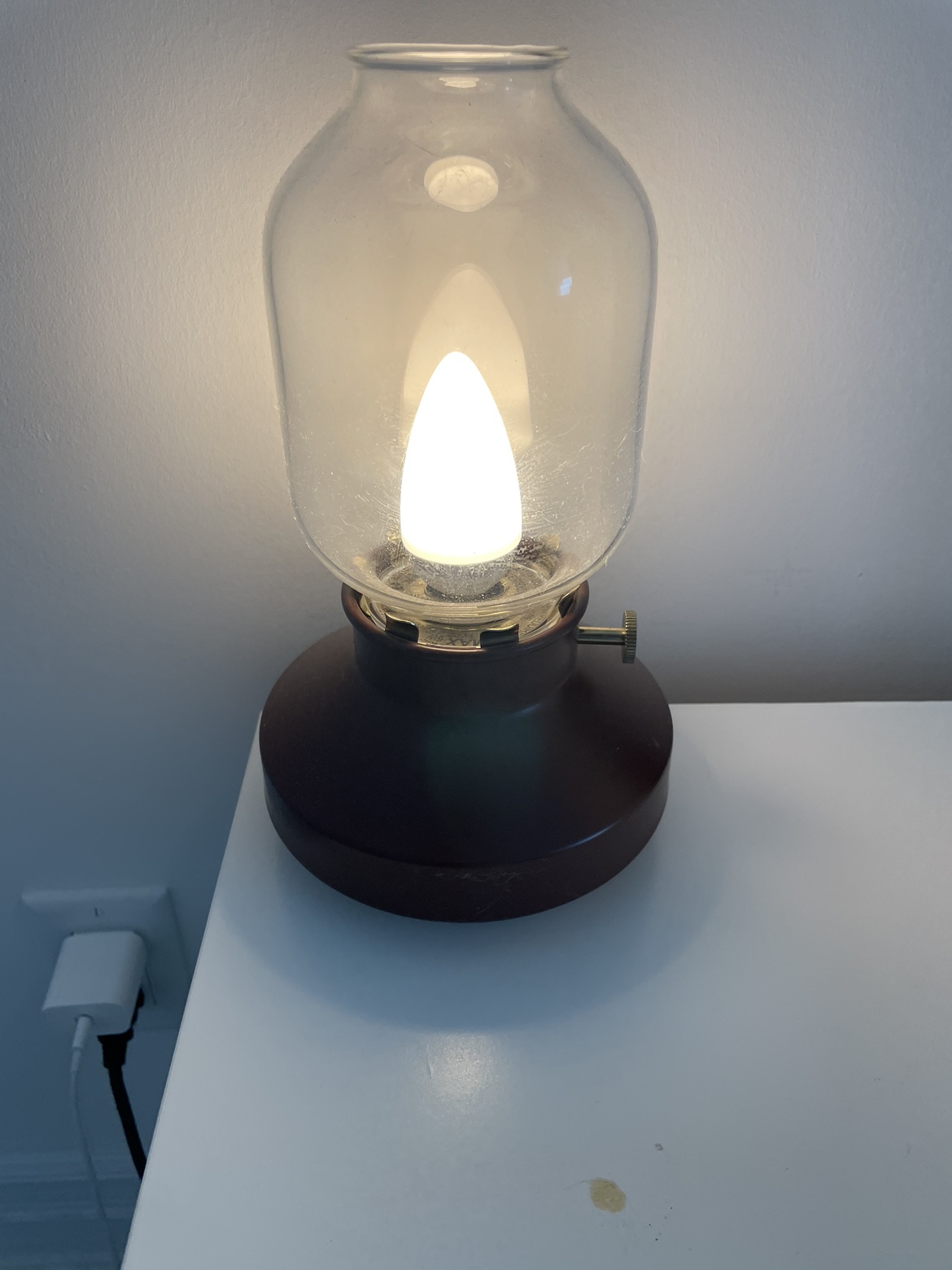 Two small lamps