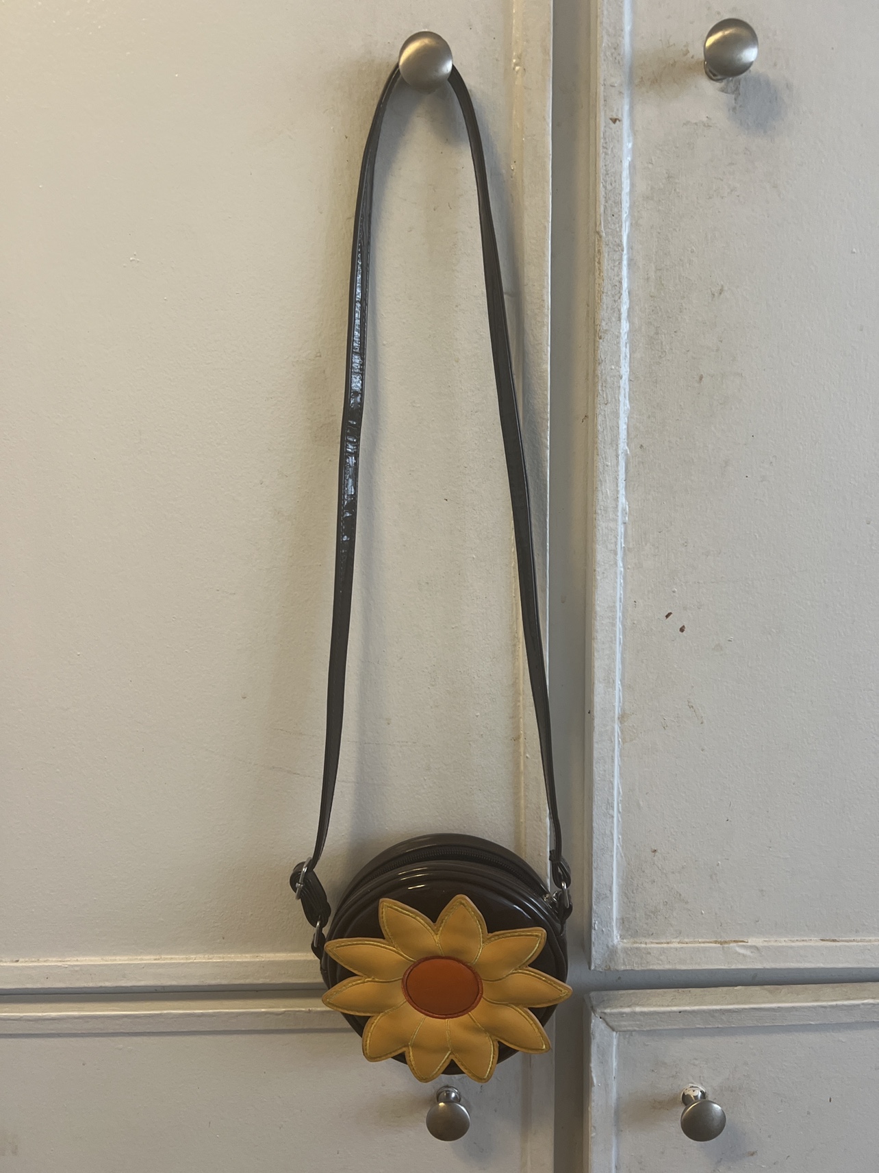 Brown and Yellow Flower Purse - photo 2
