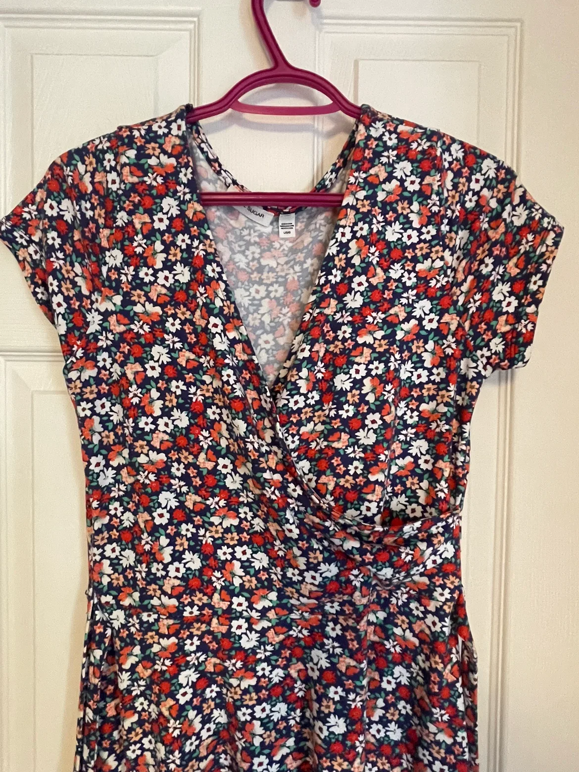 Floral Wrap Dress image indicator(2)