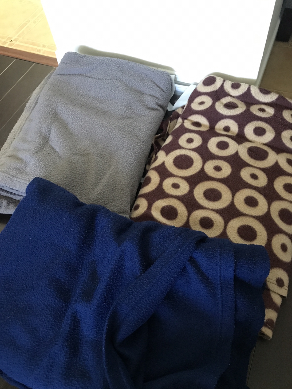 Three Fleece Blankets