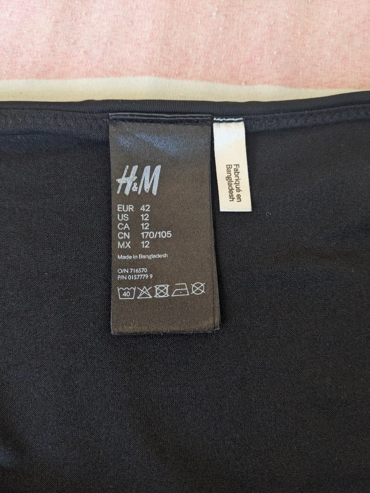 H&M Black Bathing Suit Bottom image indicator(6)