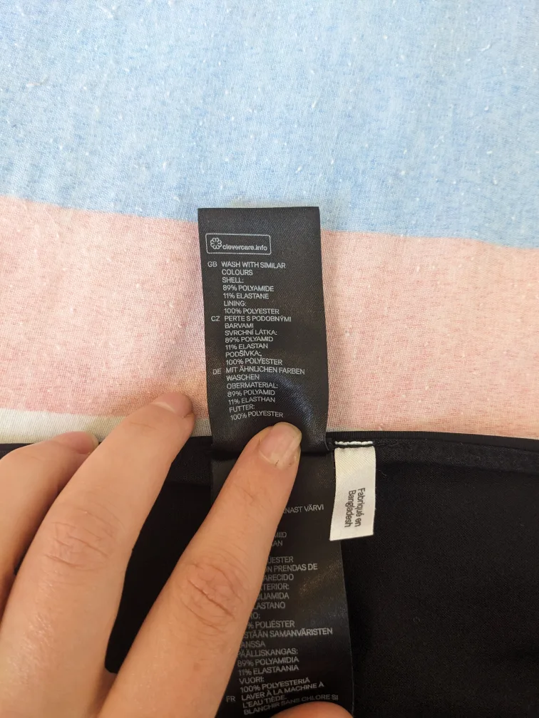 H&M Black Bathing Suit Bottom image indicator(7)