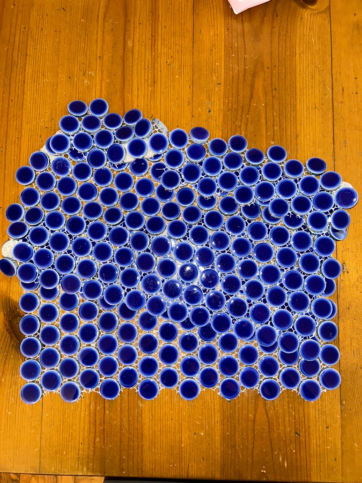Blue Mosaic Tile Sheets For Crafting #freecycle thumbnail