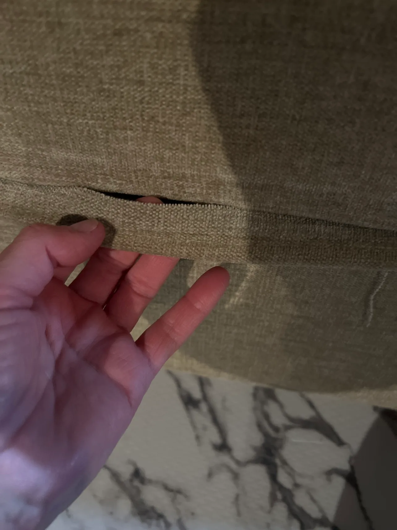 Taupe Large Storage Ottoman image indicator(9)